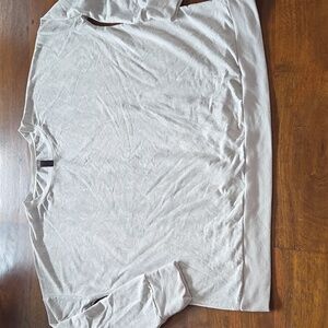 Mondetta Light Gray And White Snakeskin Print Crewneck Pullover Sweatshirt XL